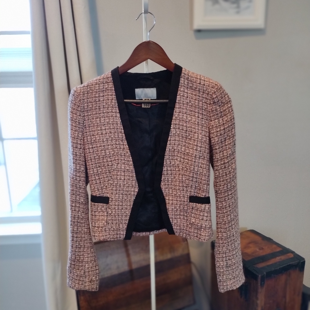 Dress jacket salmon pink color